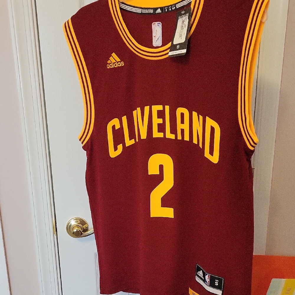 Adidas Cleveland Cavaliers Maroon and Gold Jersey